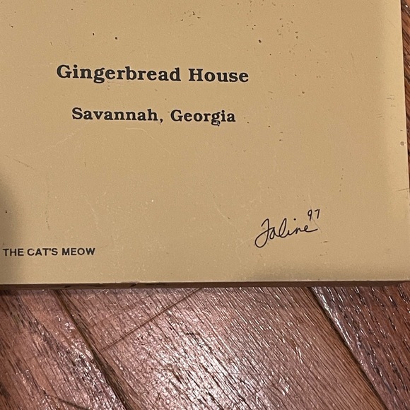 Cat’s Meow Gingerbread House Savannah, Georgia 1991 - Picture 6 of 7